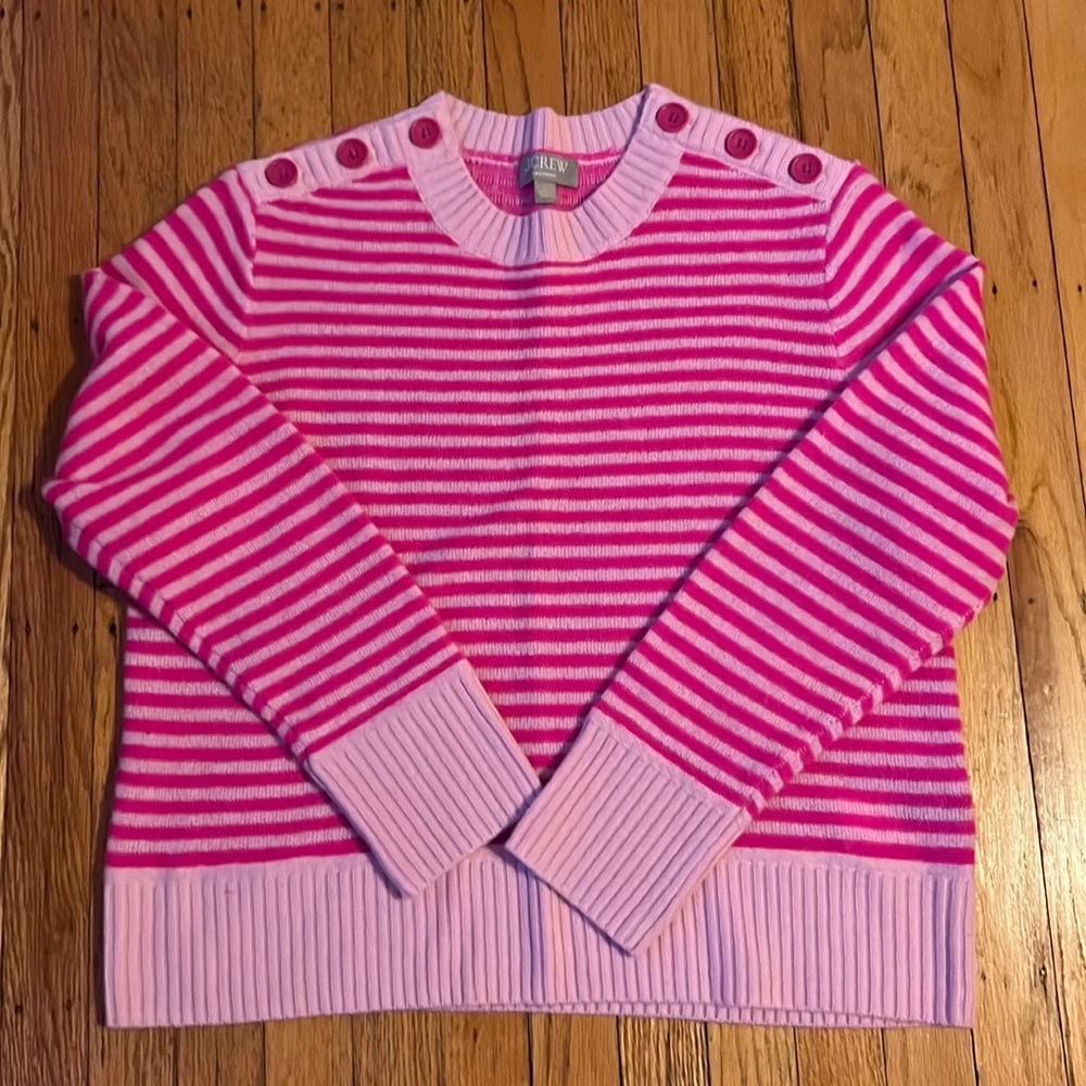 EUC J Crew cashmere sweater in beautiful colors